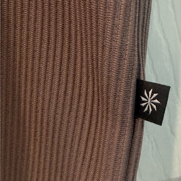 Athleta Alicia Keys Crop Ribbed Tank Top Womens Racerback Brown Size 3X - Picture 5 of 9